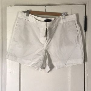 New with tags white JCrew stretch chino shorts